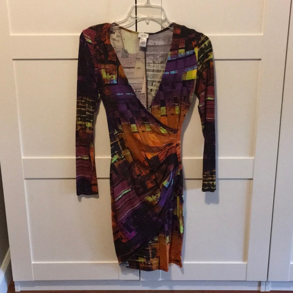 Cache Wrap Dress